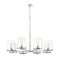 Z-Lite Callista 8 Light Chandelier, Polished Nickel & Clear 3032-8PN - alternate 1